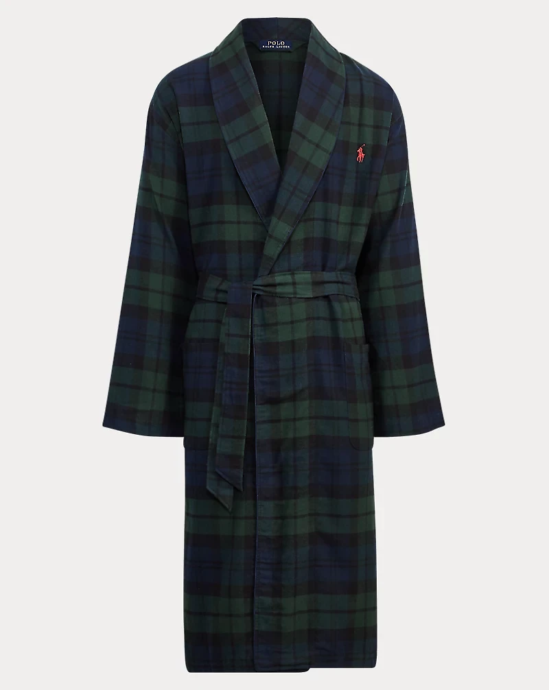 Black Watch Flannel Robe
