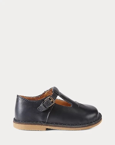 School T-Strap Leather Shoe