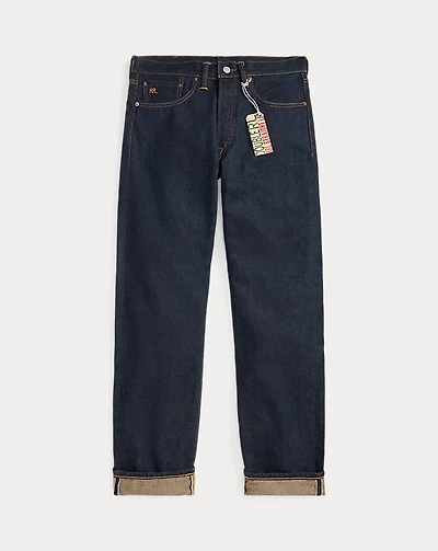 Straight Fit Once-Washed Selvedge Jean