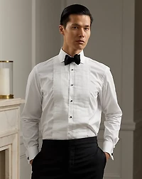 Poplin French Cuff Tuxedo Shirt