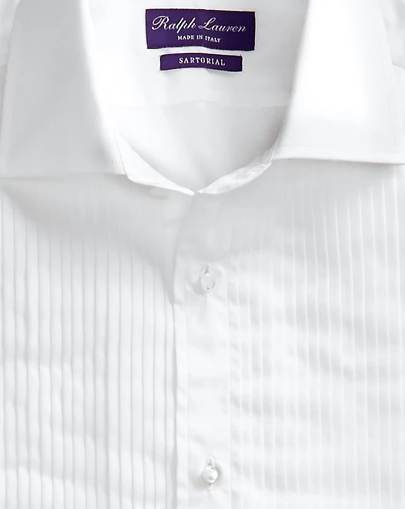 Poplin French Cuff Tuxedo Shirt