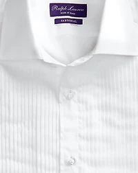 Poplin French Cuff Tuxedo Shirt