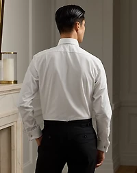 Poplin French Cuff Tuxedo Shirt