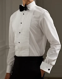 Poplin French Cuff Tuxedo Shirt