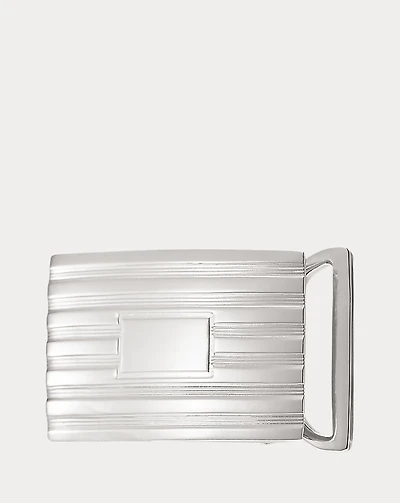 Engine-Turned Belt Buckle