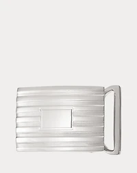Engine-Turned Belt Buckle