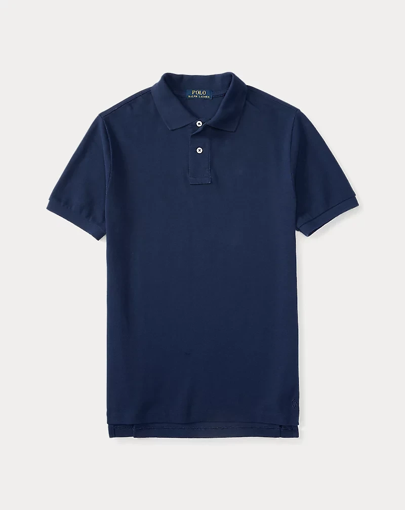 Cotton Mesh Uniform Polo Shirt