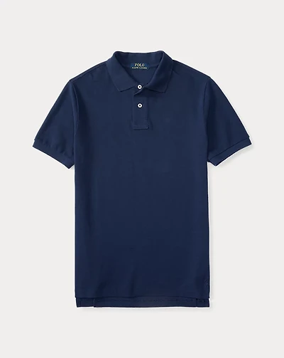 Cotton Mesh Uniform Polo Shirt