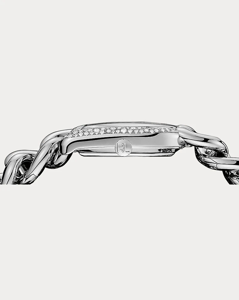 Petite-Link Steel With Diamonds