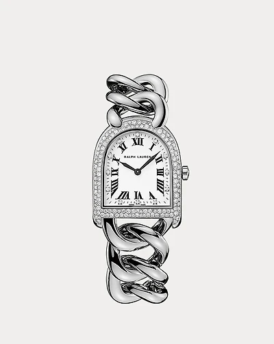 Petite-Link Steel With Diamonds
