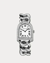 Petite-Link Steel With Diamonds
