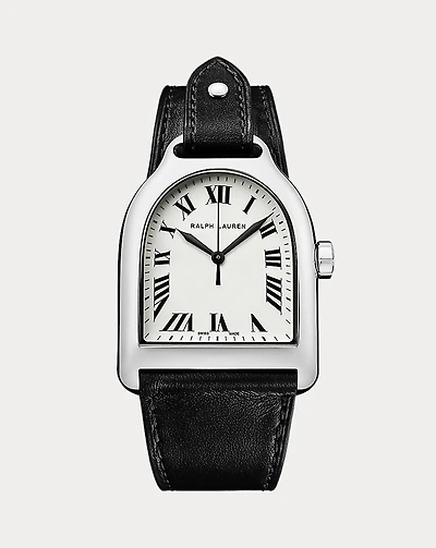 Stirrup Large Steel White Dial