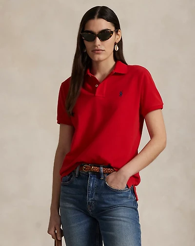 The Iconic Classic Fit Mesh Polo Shirt