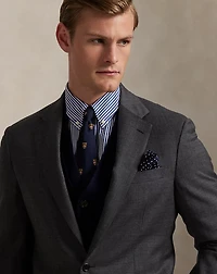Polo Tailored Wool Sharkskin Suit