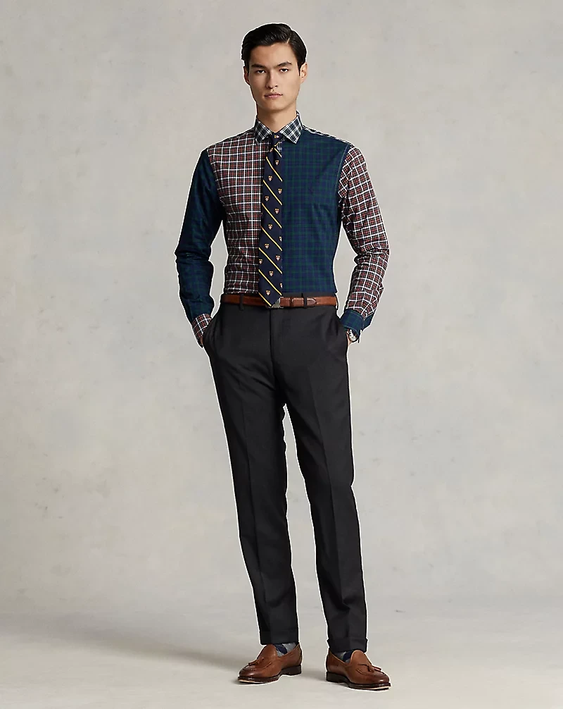 Slim Fit Wool Twill Trouser