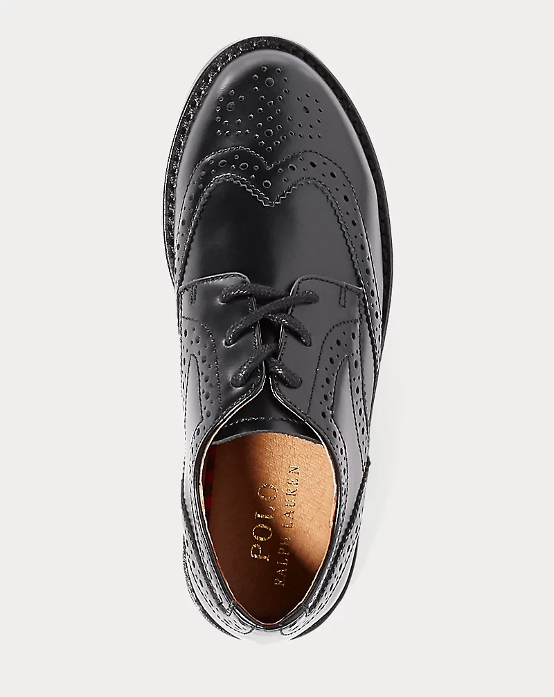 Leather Wingtip Oxford Shoe
