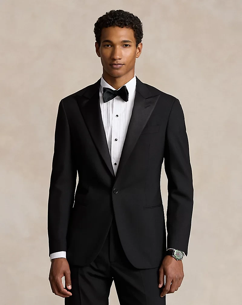 Polo Tailored Wool Barathea Peak Tuxedo