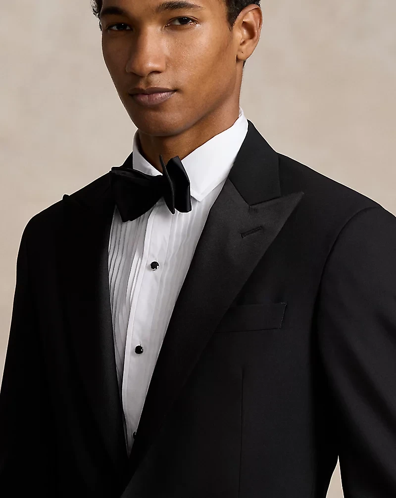 Polo Tailored Wool Barathea Peak Tuxedo