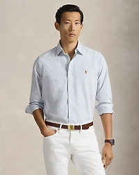 Classic Fit Striped Oxford Shirt