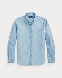 Classic Fit Indigo Chambray Shirt