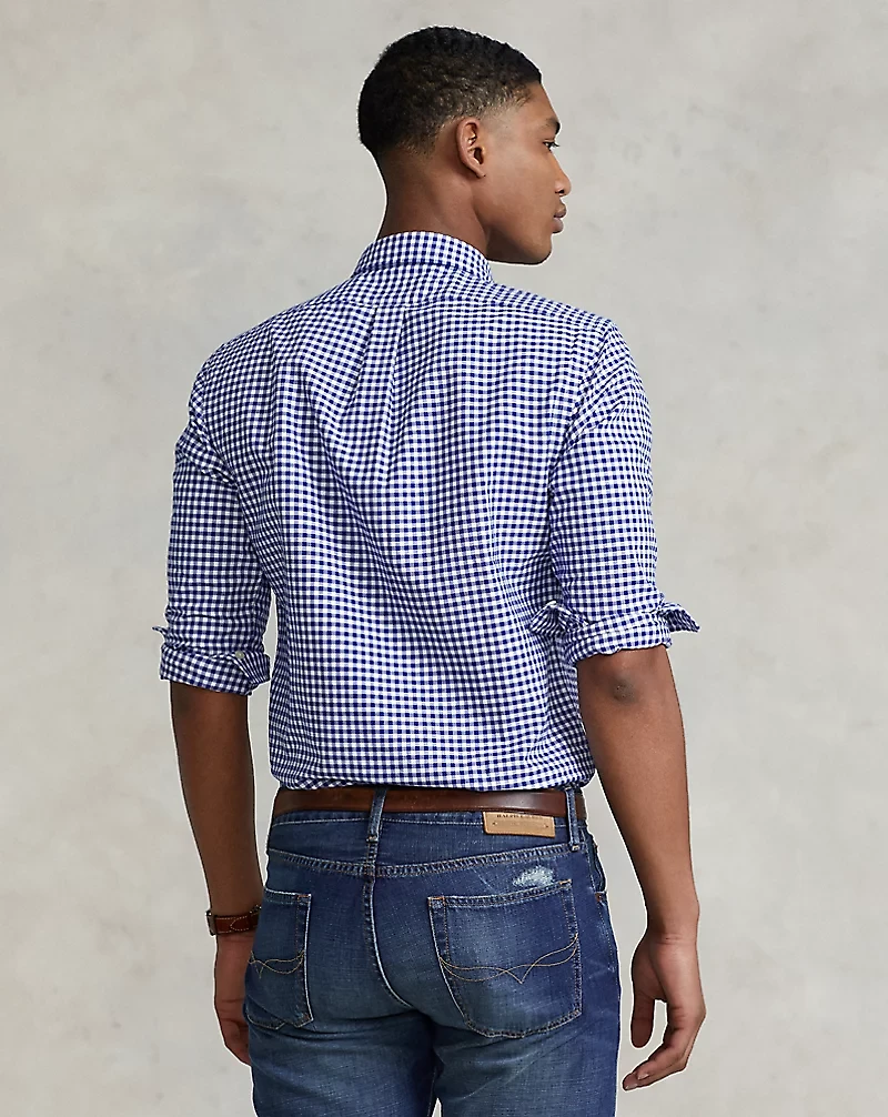 Slim Fit Gingham Oxford Shirt