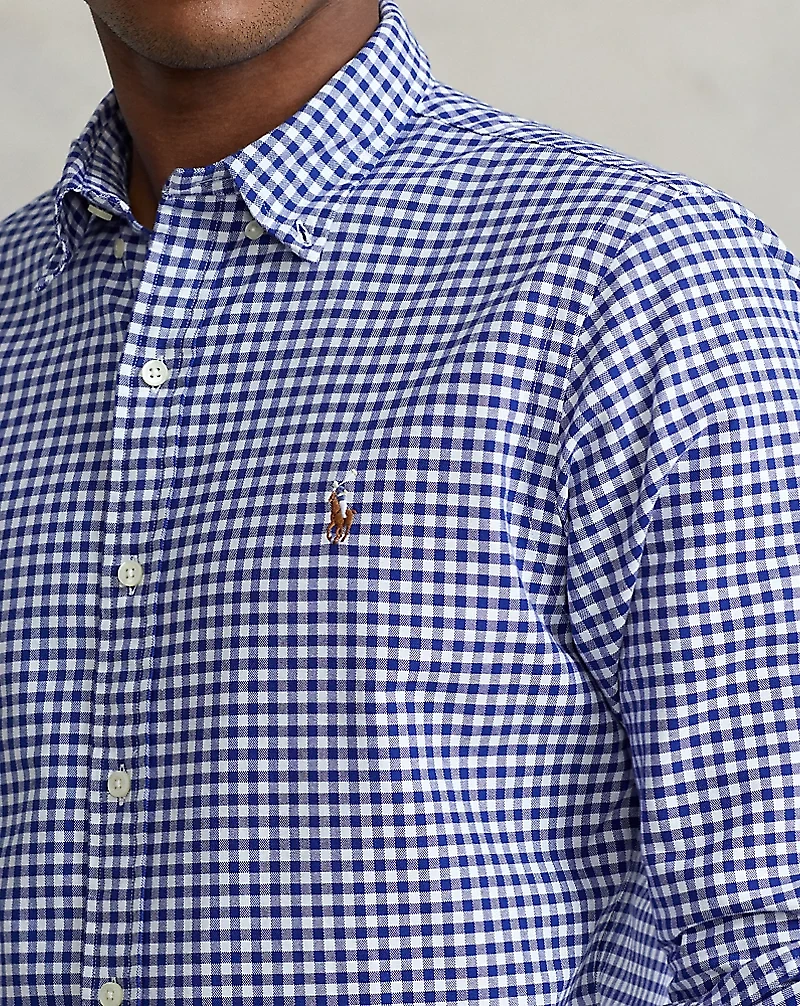 Slim Fit Gingham Oxford Shirt