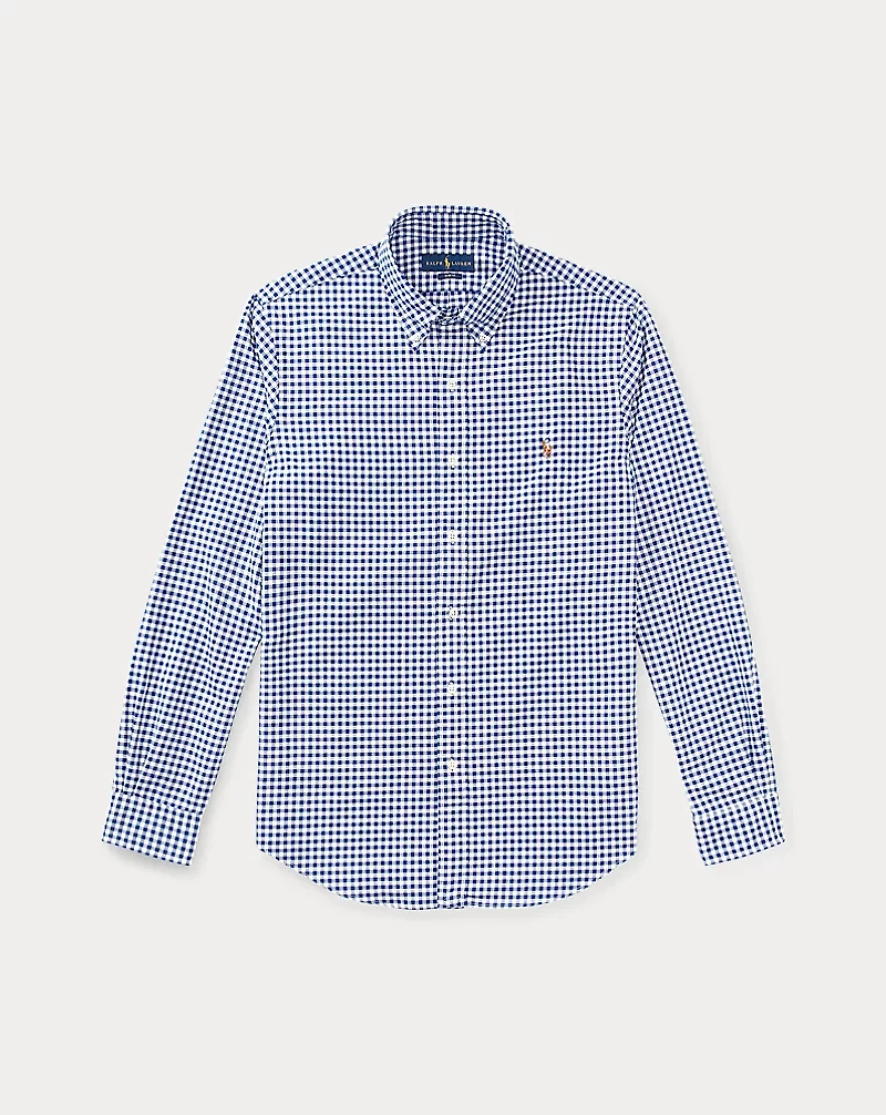 Slim Fit Gingham Oxford Shirt