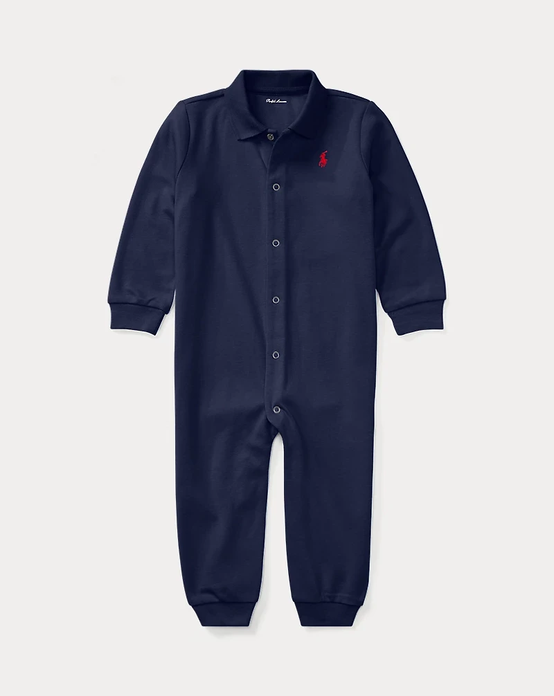 Soft Cotton Polo Coverall