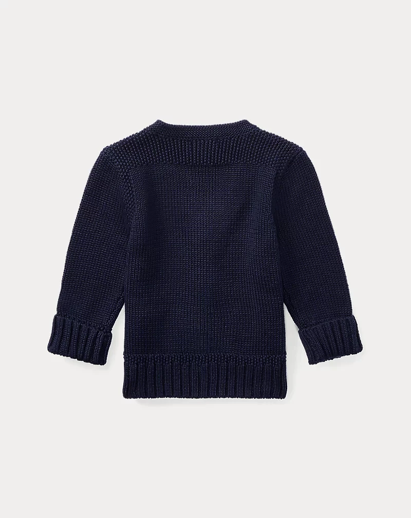 Cotton V-Neck Cardigan