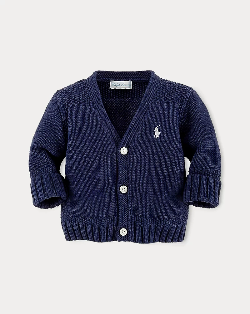 Cotton V-Neck Cardigan