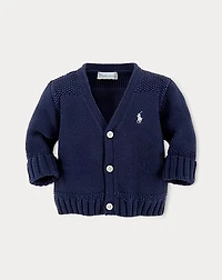 Cotton V-Neck Cardigan