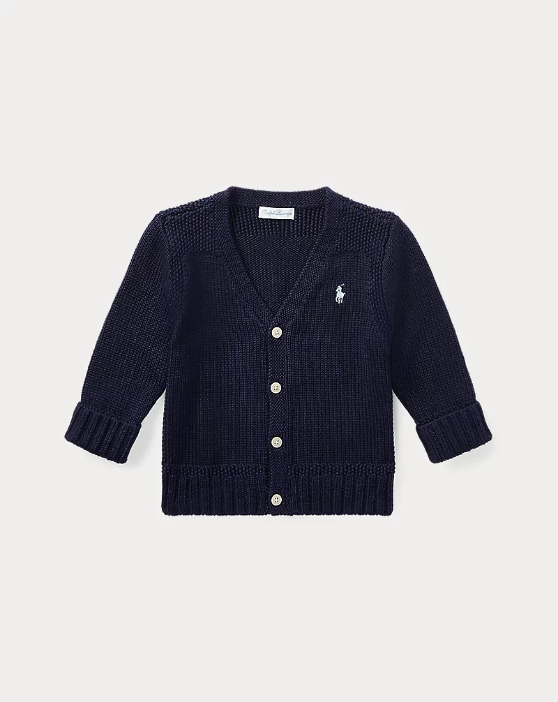 Cotton V-Neck Cardigan