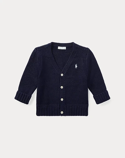 Cotton V-Neck Cardigan