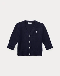 Cotton V-Neck Cardigan