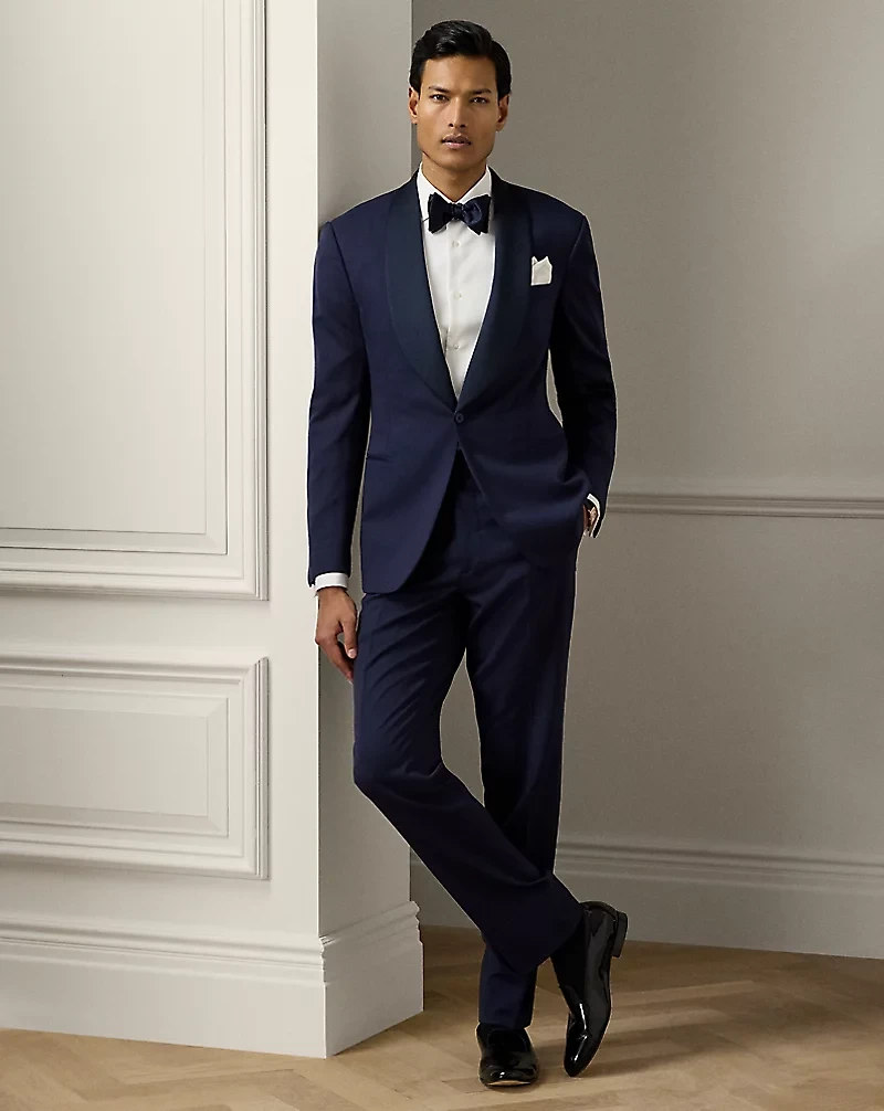 Piqué-Bib French Cuff Tuxedo Shirt