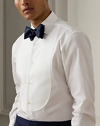 Piqué-Bib French Cuff Tuxedo Shirt