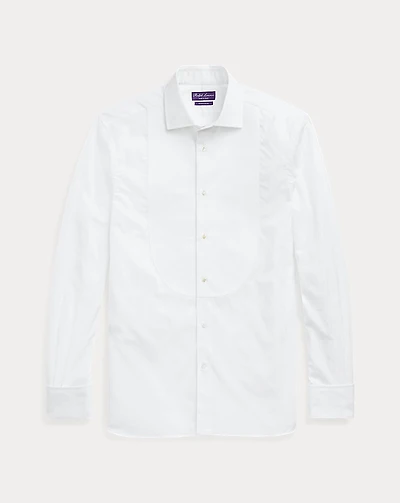 Piqué-Bib French Cuff Tuxedo Shirt