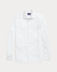Piqué-Bib French Cuff Tuxedo Shirt