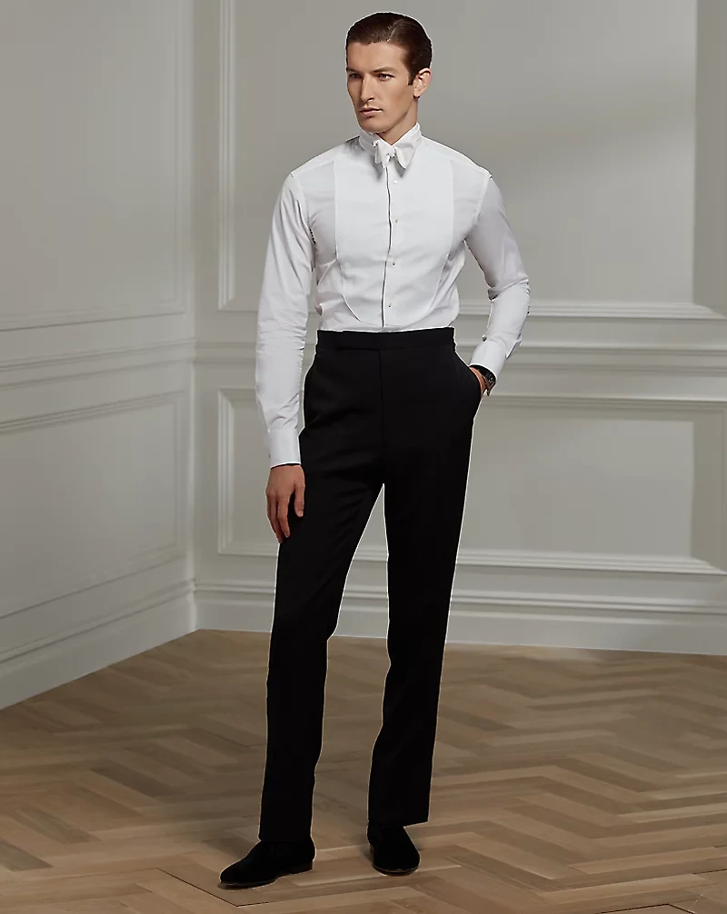 Handmade Wingtip-Collar Poplin Shirt