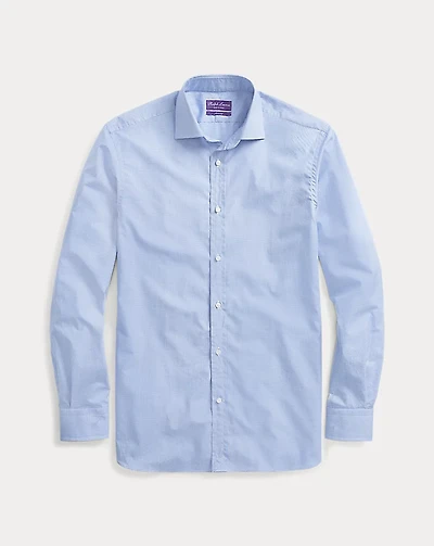 Mini-Gingham Twill Shirt