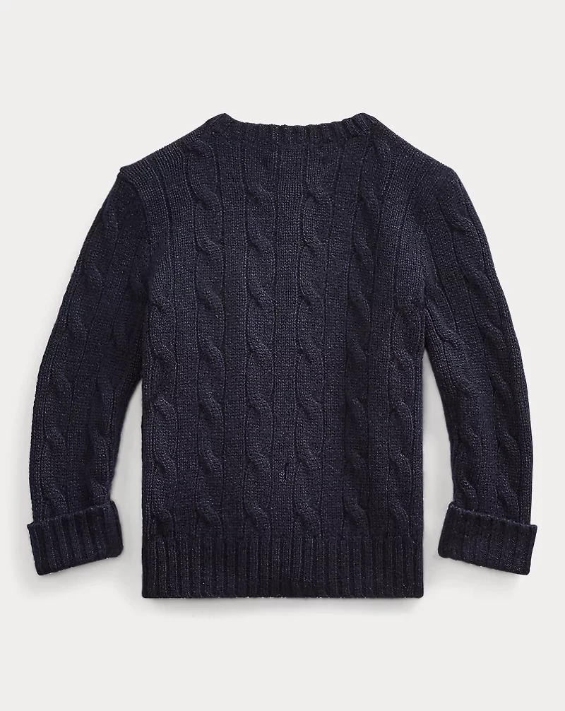 Cable-Knit Cashmere Cardigan