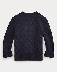 Cable-Knit Cashmere Cardigan