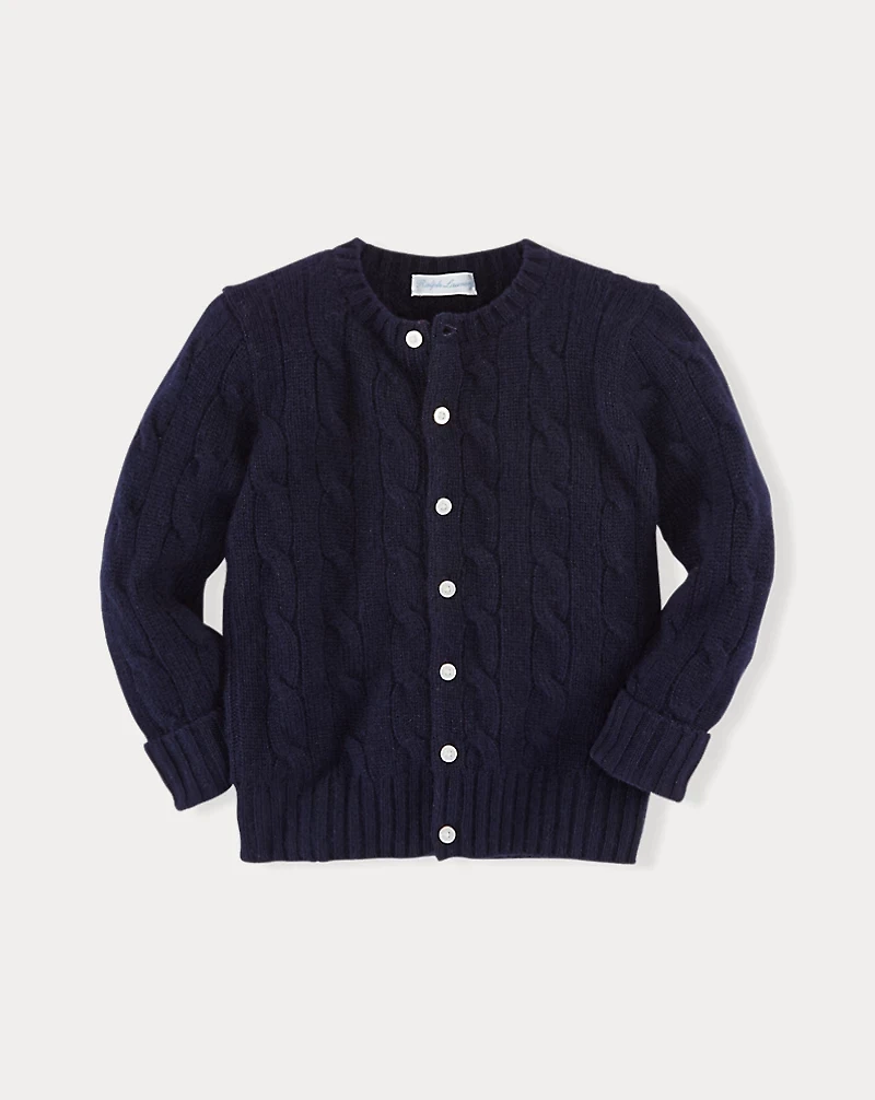 Cable-Knit Cashmere Cardigan