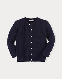 Cable-Knit Cashmere Cardigan