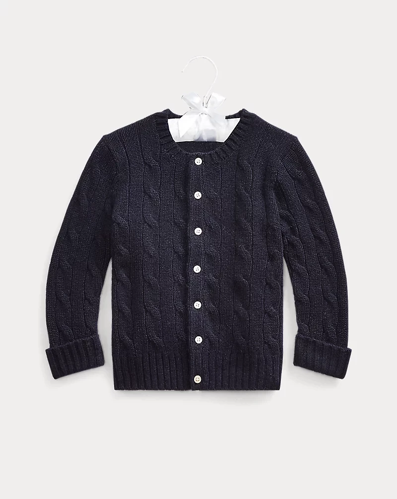Cable-Knit Cashmere Cardigan