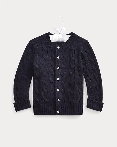 Cable-Knit Cashmere Cardigan