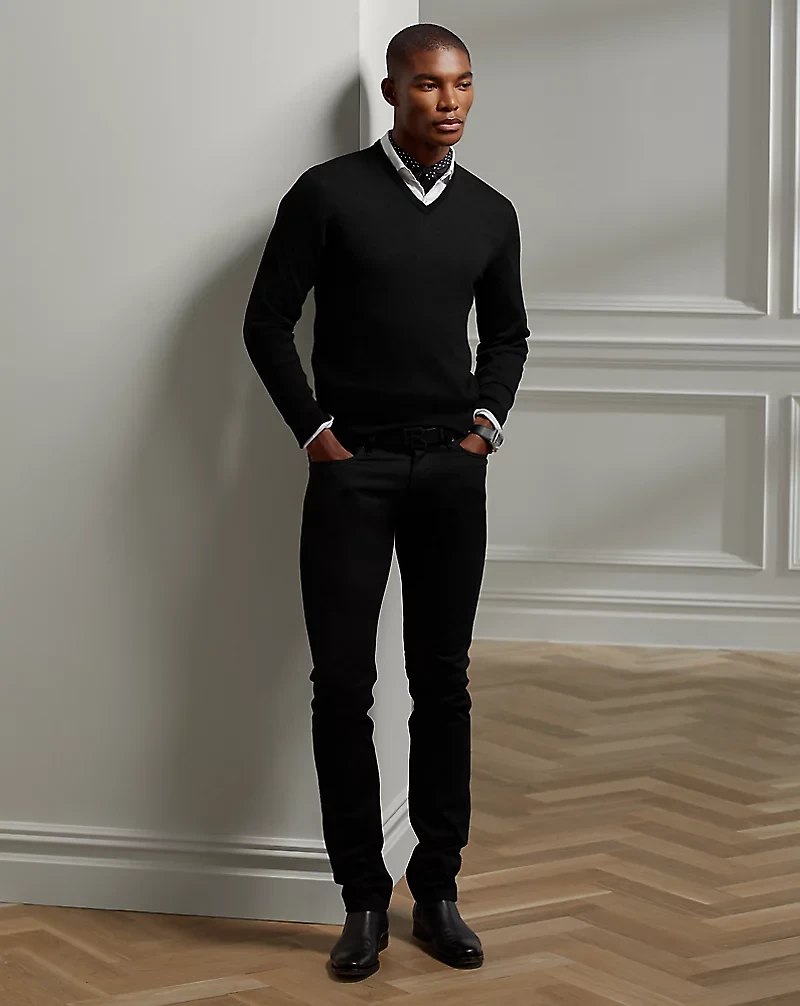 Cashmere V-Neck Sweater
