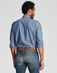 Slim Fit Chambray Shirt