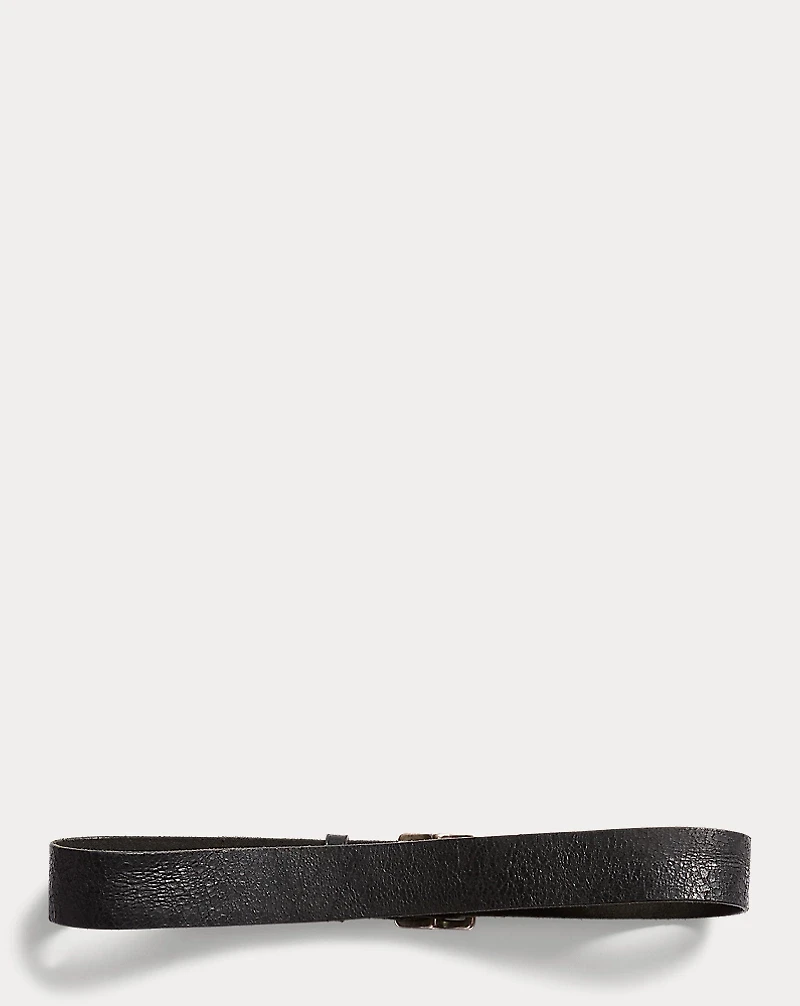 Distressed Leather Belt