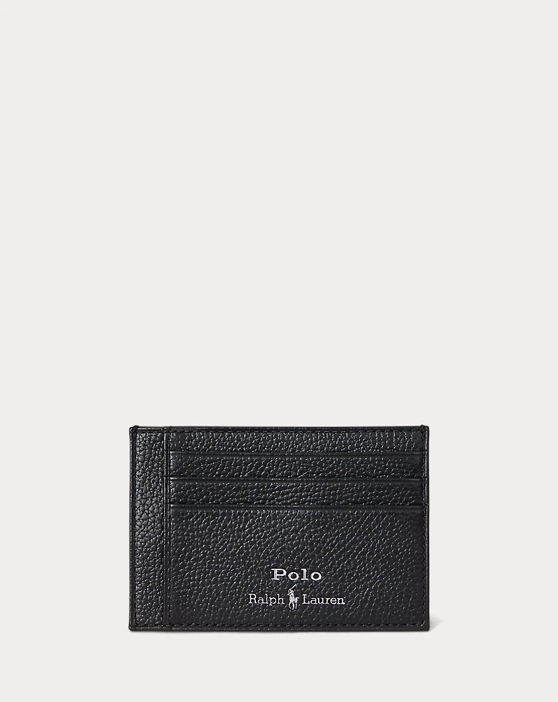 Pebbled-Leather Money Clip